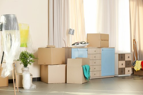 Removal team working on a local Sutton house move
