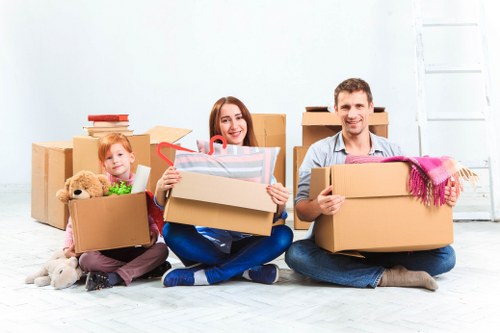 Practical storage space for boxes and furniture in Sutton