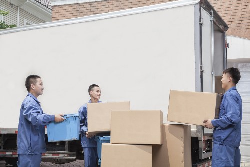 Local team managing access and loading for an office removal in Sutton