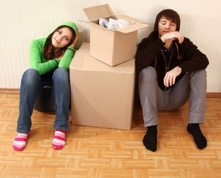 Customer booking details reviewed for a moving service