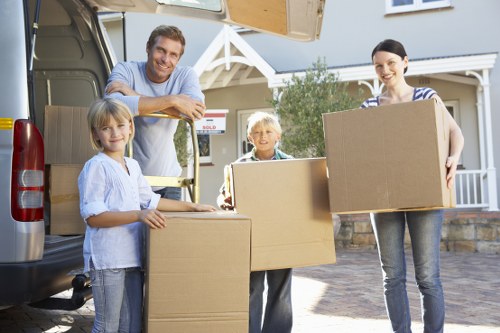 Final secure checkout summary for Sutton Movers payments area