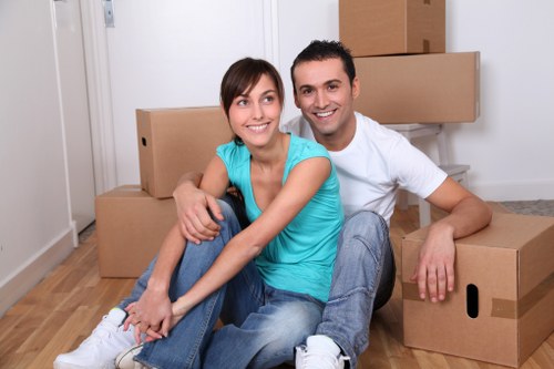 Careful house move with stair access in a Sutton property